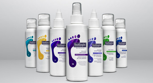 Produits Footlogix pour soin des pieds
